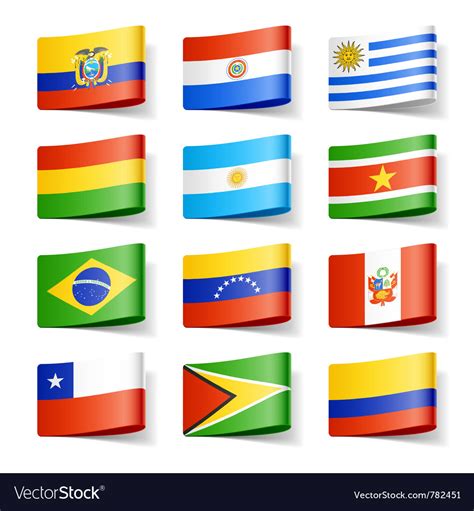 South America Flag Colors