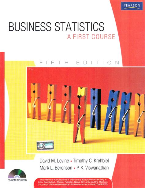 Business Statistics : A First Course, 5th Edition, (With CD-Rom), David ...