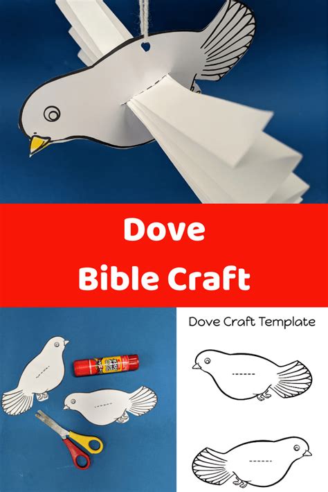 Easy to make kids Dove craft included free template and instructions ...