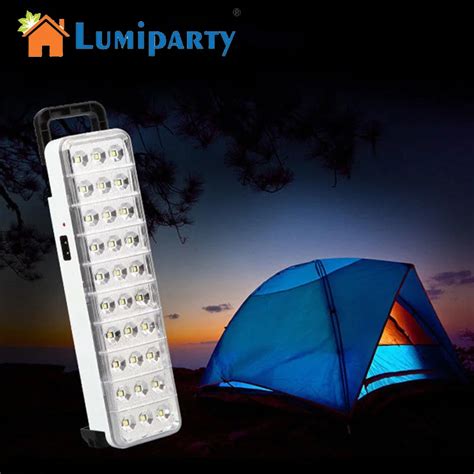 LumiParty 50 LEDs Portable Flashlight Rechargeable Emergency Light ...