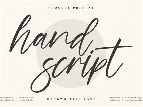 hand script - Beautiful Handwritten Font by Perspectype Studio on Dribbble