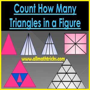 Find the Number of triangles in the given fig |Count the number of ...