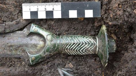 Dazzling ancient bronze sword found in Germany - BBC News