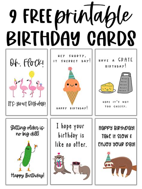 Free Printable Funny Birthday Cards No Download - Flannagan Spleace