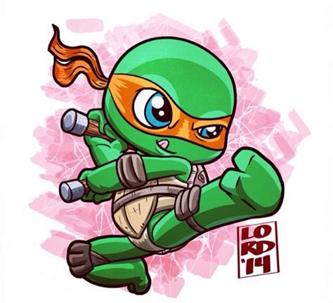 Michelangelo | Ninja turtles artwork, Ninja turtle drawing, Baby ninja ...