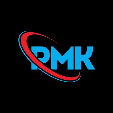 logo pmk. lettera pmk. design del logo della lettera pmk. iniziali logo ...