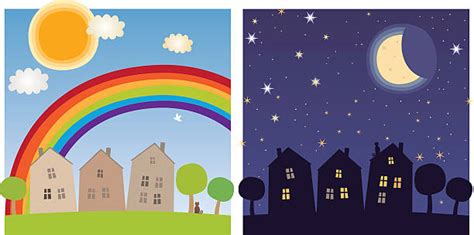 Royalty Free Day Night Clip Art, Vector Images & Illustrations - iStock