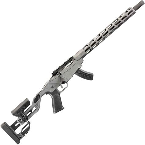 Ruger Precision Rimfire Tactical Gray Bolt Action Rifle - 22 Long Rifle ...