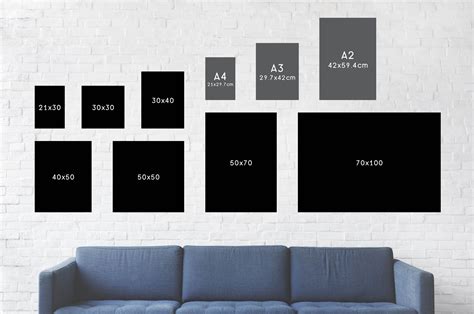 Photo Frame Sizes For Wall