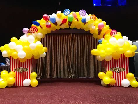 balloon-popcorn-and-candy-arch | THAT Balloons