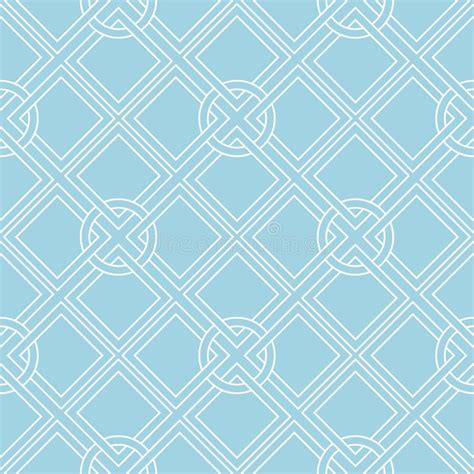 Navy Blue Geometric Ornament. Seamless Pattern Stock Vector ...