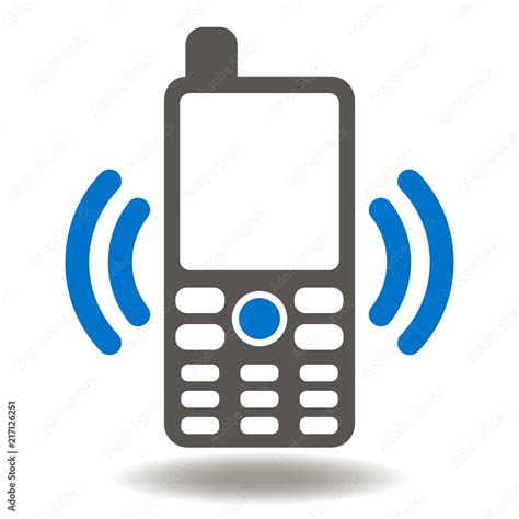 Phone mobile call icon vector. Telephone bell illustration. Contact ...