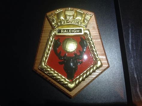 Hms Raleigh Ships Crest | #1778272855