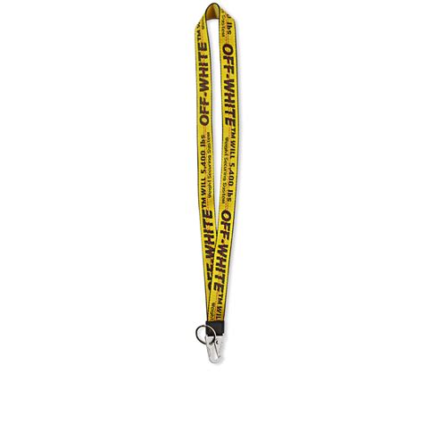 Off-White Classic Industrial Lanyard Yellow | END. (GB)