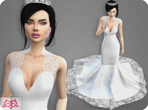 Colores Urbanos' Wedding Dress 8 RECOLOR 2 (Needs mesh) | Sims 4 ...