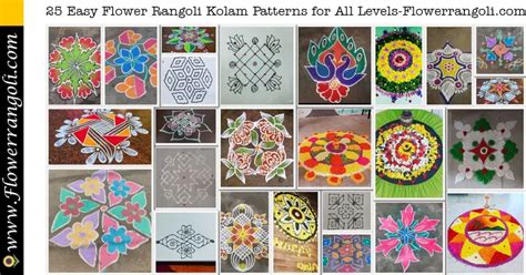 25 Easy Flower Rangoli Kolam Patterns for All Levels - Flowerrangoli.com