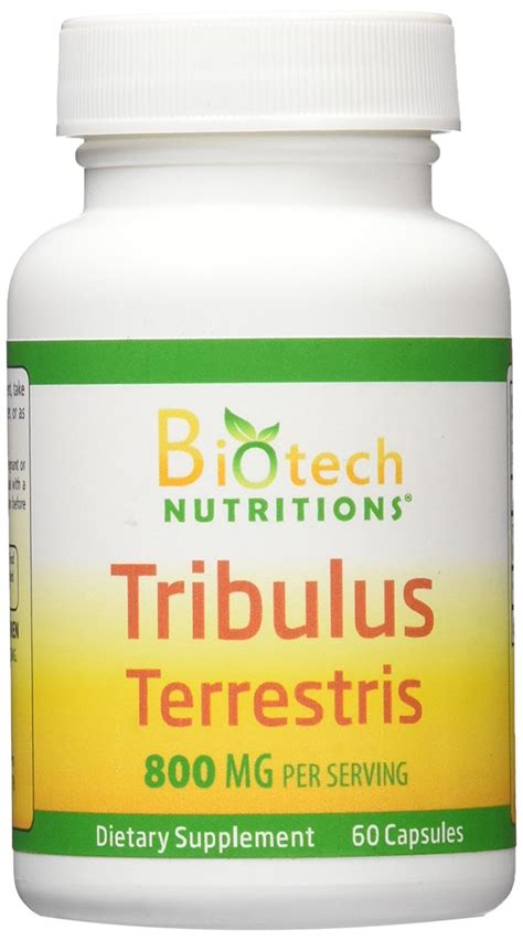 Tribulus Terrestris 800 mg 60 Capsules : BiotechNutritions.com