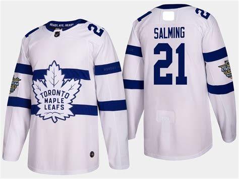 Men's 2018 Stadium Series Toronto Maple Leafs #21 Borje Salming Jerseys ...