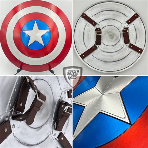 25” Captain America Shield Version 5.0 Aluminum Cast replica prop ...