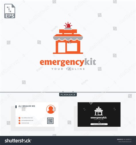 Emergency Kit Store Logo Design Vector Stock Vector (Royalty Free ...