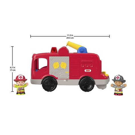 Fisher-Price Little People Helping Others Fire Truck - Bilingual ...