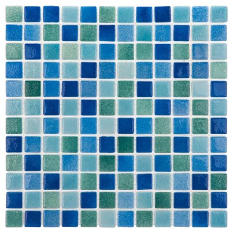 Vibrant Pool Glass Mosaic Tile with a Touch of Elegance