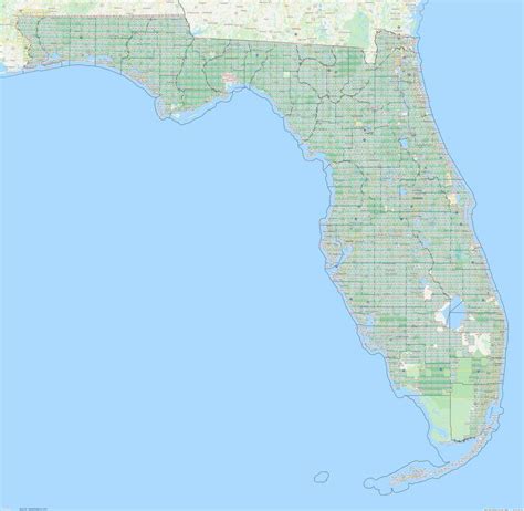 Section Township Range Map Of Florida - Map Of Usa Time Zones