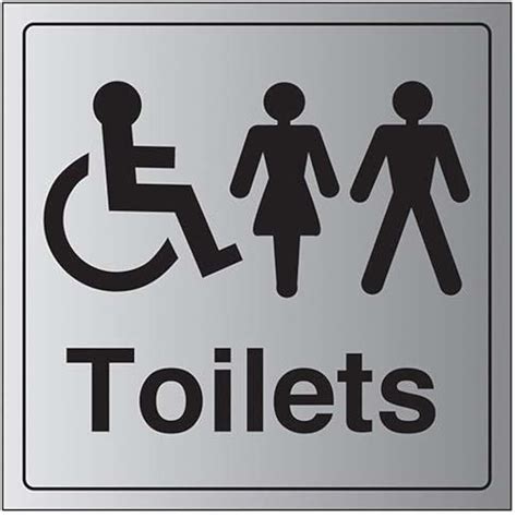 Amazon.co.uk: disabled toilet sign