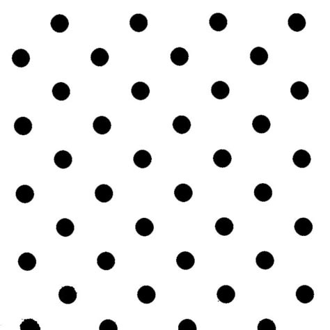 Polka Dot Fabric - White / Black 18mm | The fabric baron