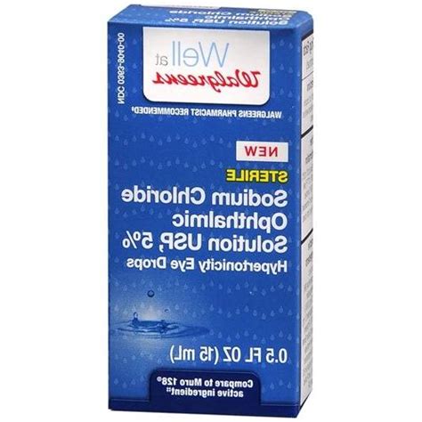 Walgreens Sodium Chloride Hypertonicity Eye Drops, 15 ml