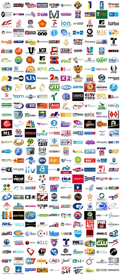 Modern Tv Logos