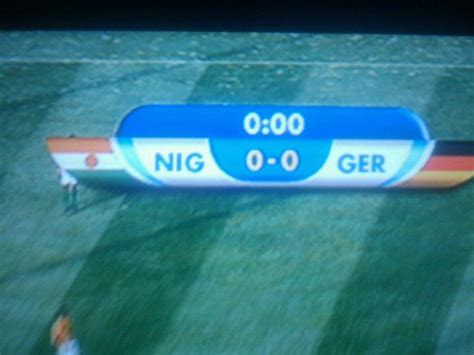 Niger vs Germany Scoreboard | Backseat Fan