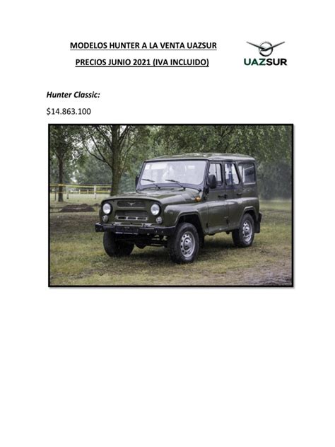 Uaz Hunter | PDF