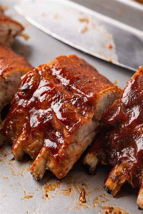 Baked Barbecue Pork Ribs | The Blond Cook