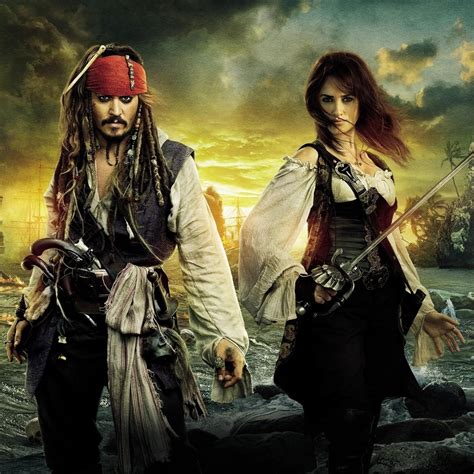 Pirates of the Caribbean Characters 1024 x 1024 iPad Wallpaper