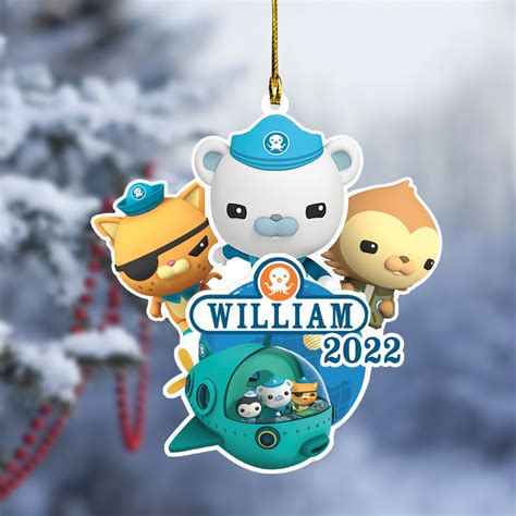 Personalized Octonauts Christmas Ornament Octonauts Party - Etsy