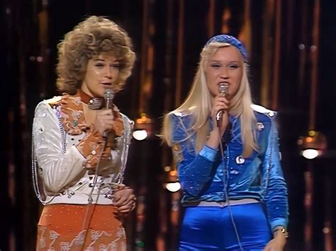 ABBA sings "Waterloo" in 1974, becoming Sweden's first winner of the ...