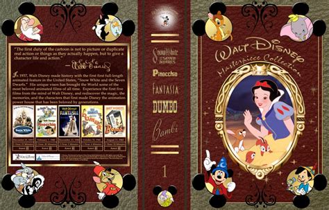 Walt Disney Masterpiece Collection - Movie DVD Custom Covers - WDMC Vol ...