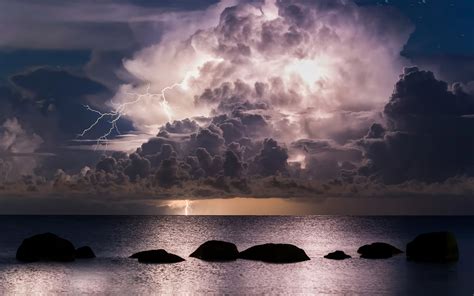 Storm Clouds over Ocean, HD Nature, 4k Wallpapers, Images, Backgrounds ...