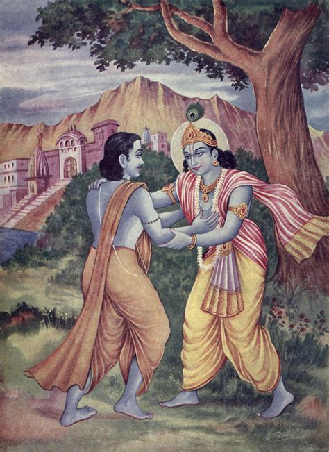 Arjuna And Lord Krishna