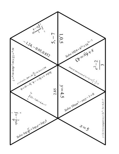 Tarsia Puzzle on Calculus | Teaching Resources