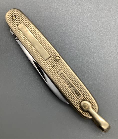 Antiques Atlas - Vintage 9CT Gold Penknife