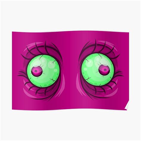 "Crazy Eyes" Poster by artdyslexia | Redbubble