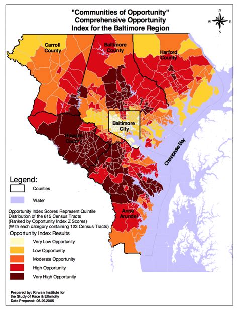 Figure : ompson v. HUD Opportunity Map | Download Scientific Diagram