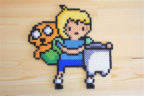 Finn and Jake Bead Sprite by PkmnMasterTash on deviantART | Bead sprite ...