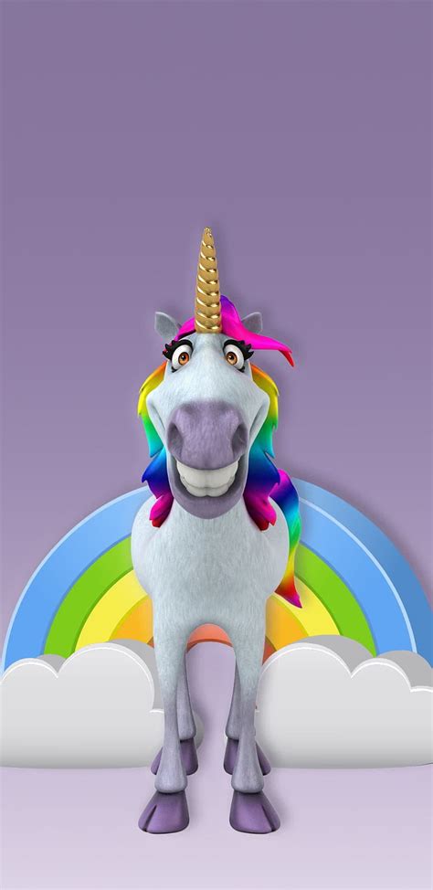 Unicorn Smile, colourful, cute, girly, happy, pretty, purple, rainbow ...