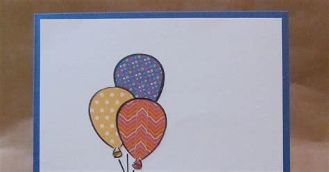 Savvy Handmade Cards: Balloons Birthday Card