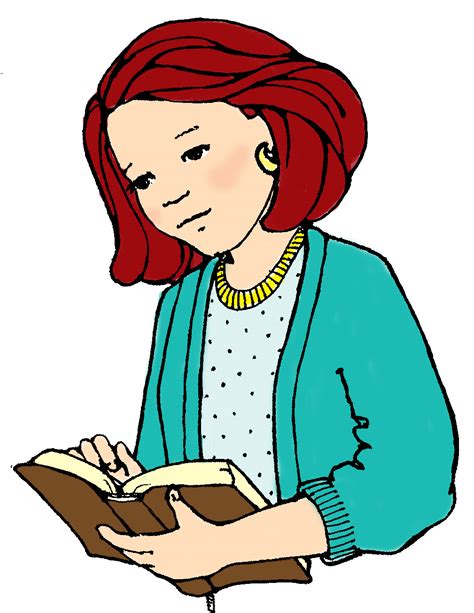 Free Girl Reading A Book Clipart, Download Free Girl Reading A Book ...