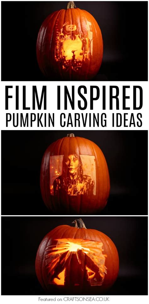 Halloween Film Inspired Pumpkin Carving Ideas - Crafts on Sea