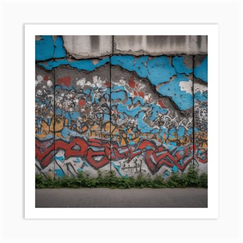 Graffiti Wall Berlin Art Print by Artaway - Fy